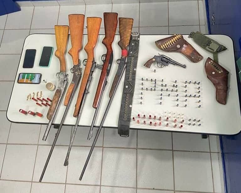 Imagem de compartilhamento para o artigo PMA de São Gabriel desarticula caça ilegal em operação cujo mandado foi expedido pela Justiça de Camapuã da MS Todo dia